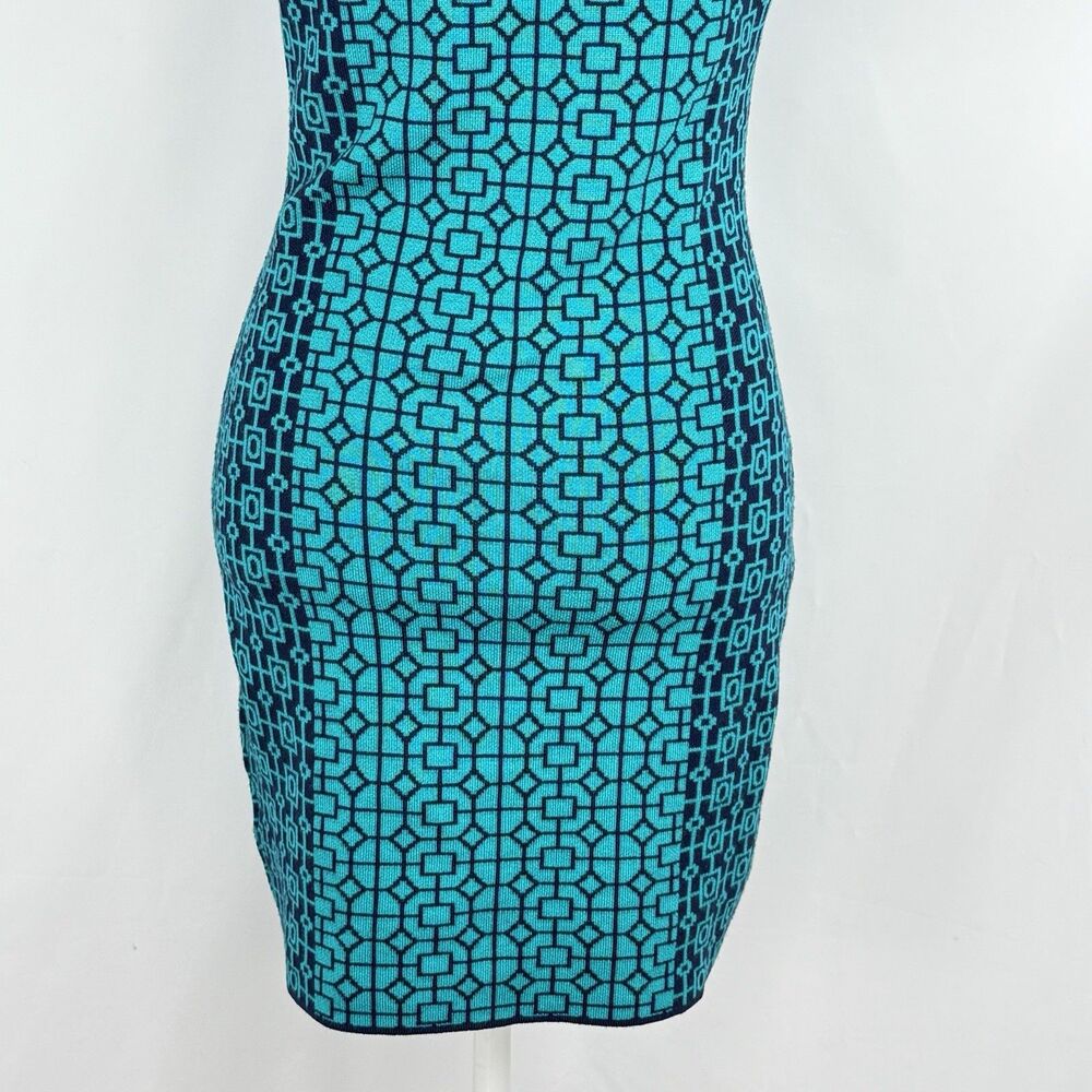 Romeo Juliet Couture Bodycon Dress Womens Size M Short Sleeve Fitted Knit - Picture 14 of 16